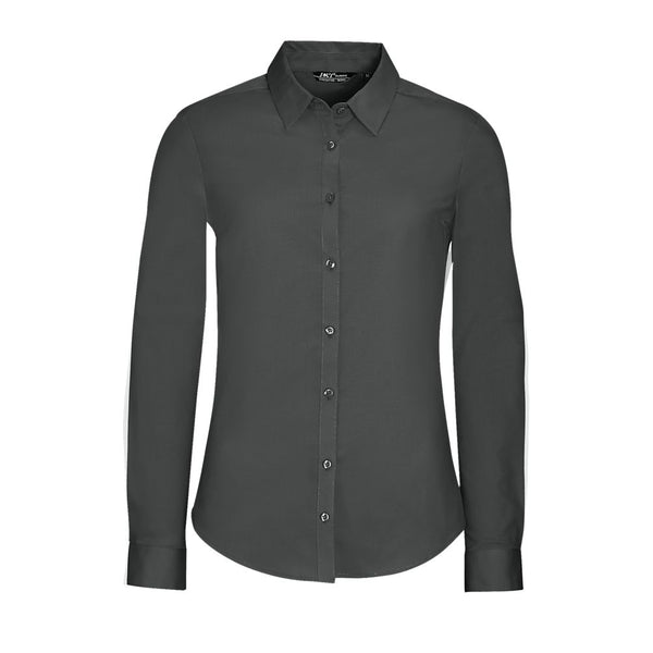 SOL'S BLAKE DAMES - DAMES STRETCH SHIRT MET LANGE MOUWEN