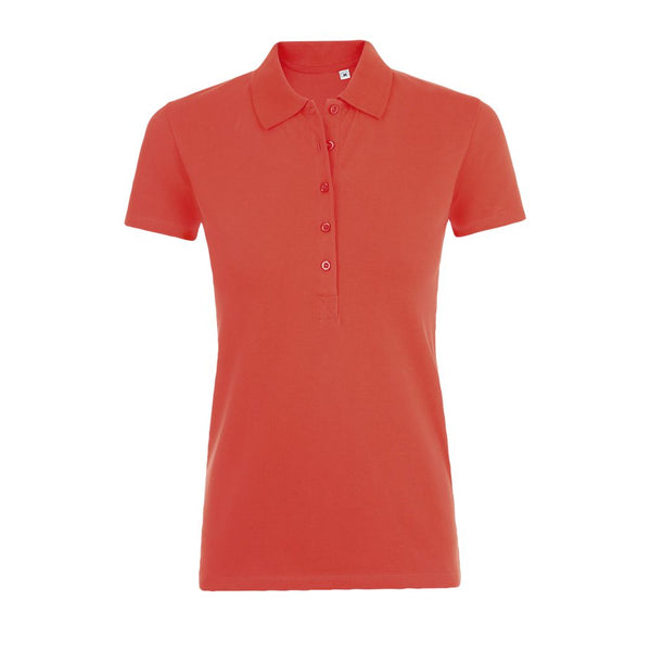 SOL'S PHOENIX WOMEN - WOMEN COTTON ELASTANE POLO SHIRT