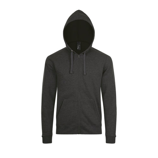 SOL'S STONE - UNISEX HOODED ZIP-UP JACKET