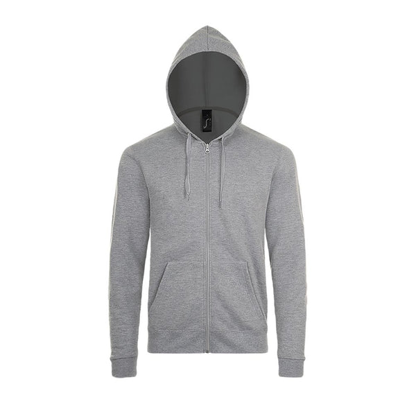 SOL'S STONE - UNISEX HOODED ZIP-UP JACKET