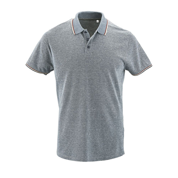 SOL'S PANAME MEN - HEATHERED POLO SHIRT