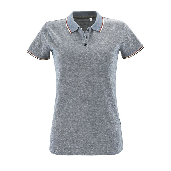 SOL'S PANAME WOMEN - HEATHERED POLO SHIRT