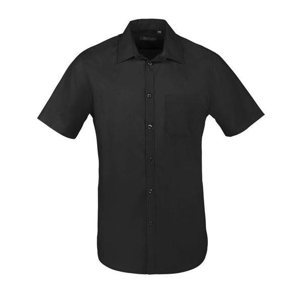 SOL'S BRISTOL FIT - MEN'S SHORT SLEEVE POPLIN SHIRT