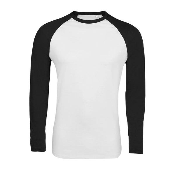 Sol's Funky Lsl - Tee-Shirt Homme Bicolore Manches Longues Raglan