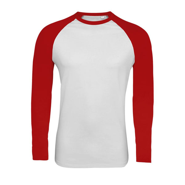 Sol's Funky Lsl - Tee-Shirt Homme Bicolore Manches Longues Raglan