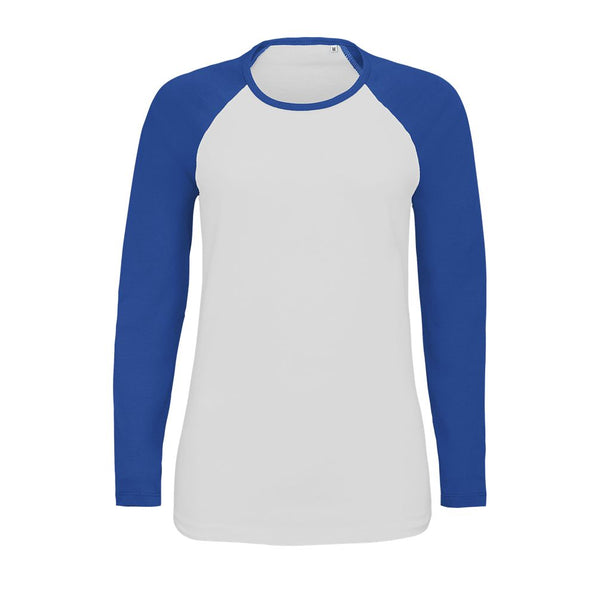 SOL'S MILKY LSL - WOMEN'S TWO-TONE LONG-SLEEVED RAGLAN T-SHIRT