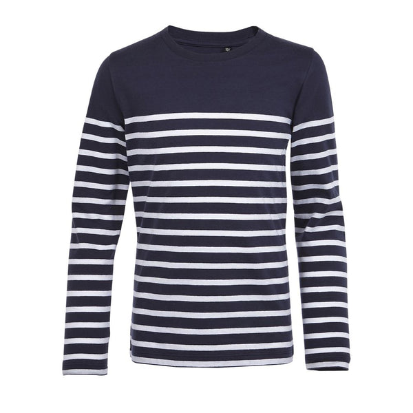 SOL'S MATELOT LSL KIDS - CHILDREN'S LONG-SLEEVED STRIPED T-SHIRT