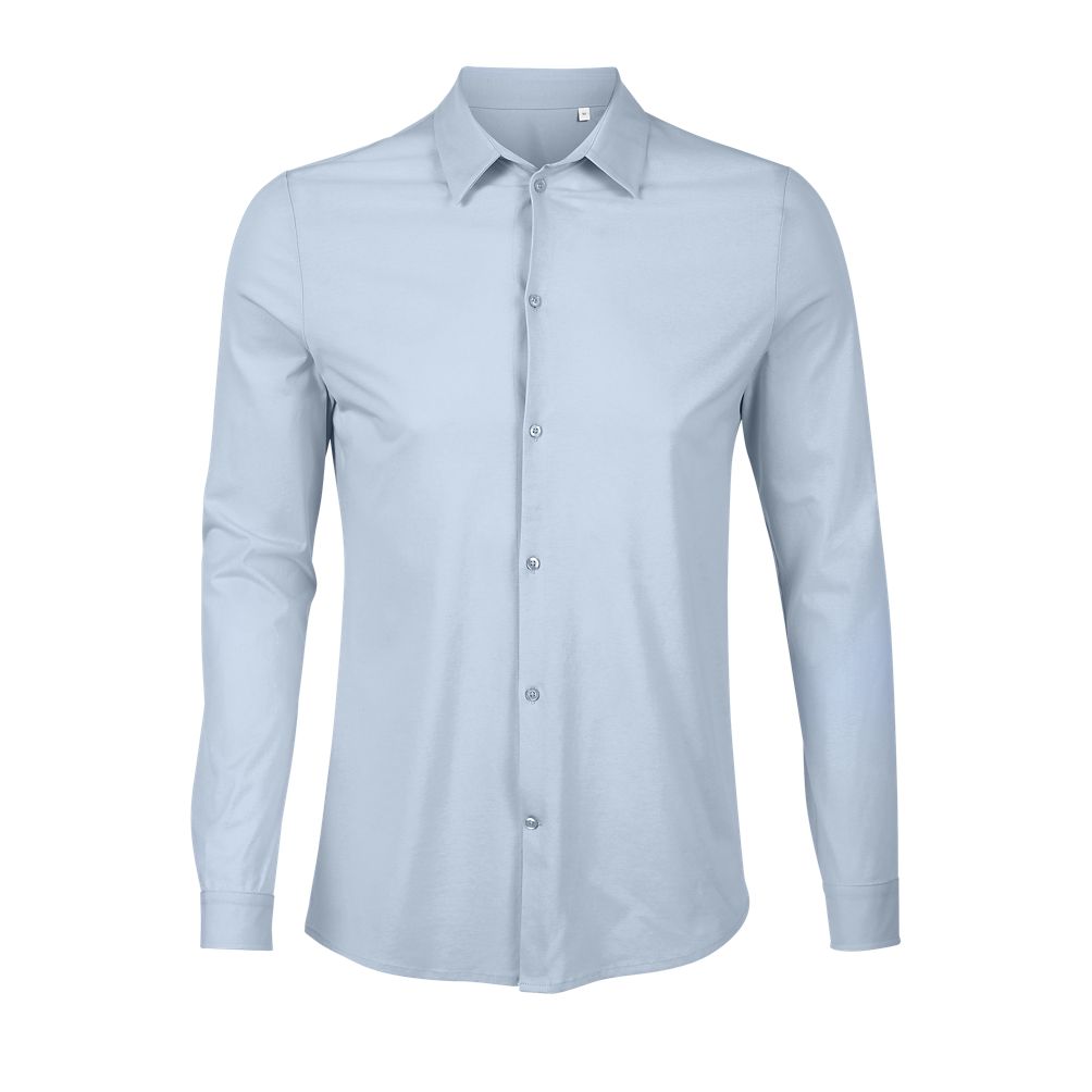 NEOBLU BALTHAZAR MEN - CHEMISE EN JERSEY MERCERISÉ HOMME