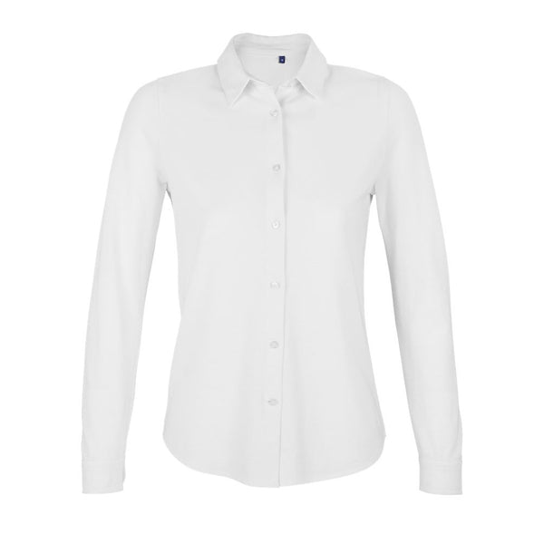 NEOBLU BASILE WOMEN - WOMEN COTTON PIQUE SHIRT