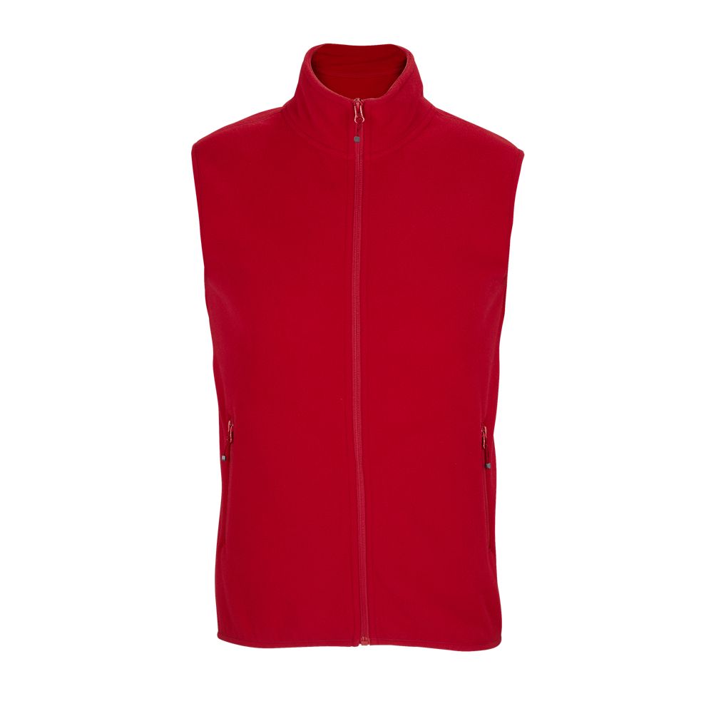 SOL'S FACTOR BW - UNISEX SLEEVELESS ZIP-UP MICROFLEECE JACKET