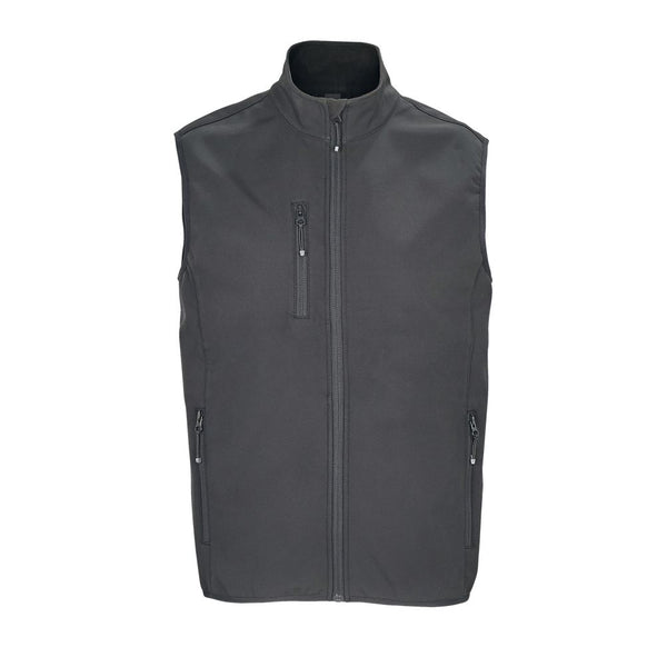 SOL'S FALCON BW MEN - MOUWLOZE SOFTSHELL-JAS MET RITS VOOR HEREN