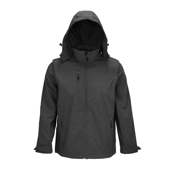 Sol's Falcon 3In1 - Softshell Capuche Et Manches Amovibles