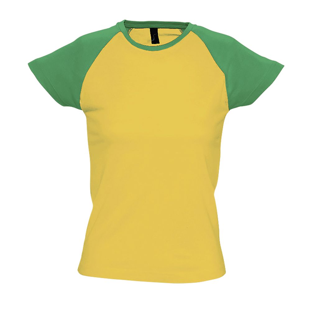 SOL'S MILKY - WOMEN'S TWO-TONE TEE-SHIRT WITH RAGLAN SLEEVES