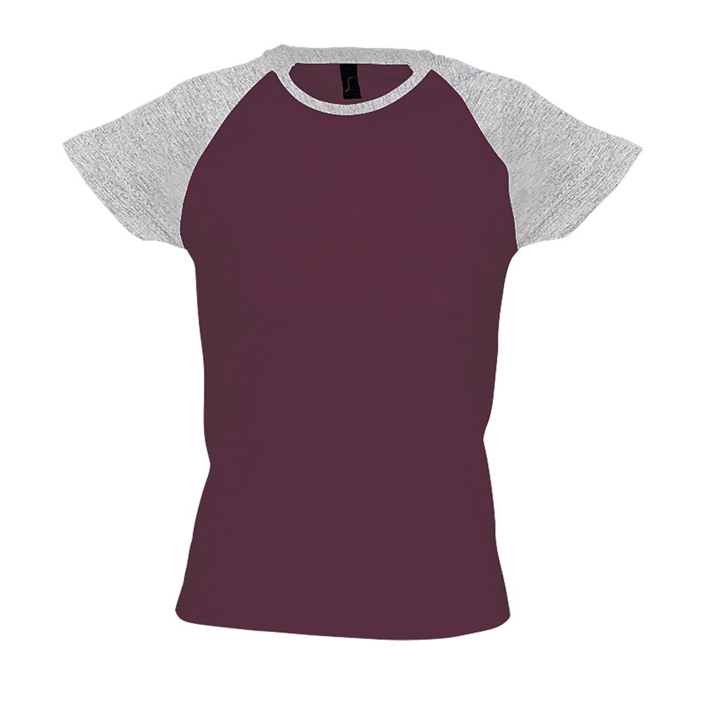 SOL'S MILKY - WOMEN'S TWO-TONE TEE-SHIRT WITH RAGLAN SLEEVES