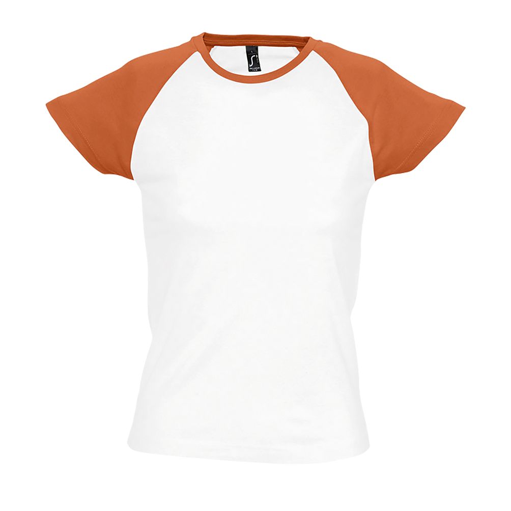 SOL'S MILKY - WOMEN'S TWO-TONE TEE-SHIRT WITH RAGLAN SLEEVES