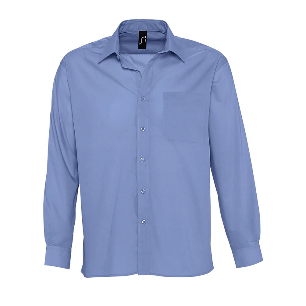 Sol's Baltimore - Chemise Homme Popeline Manches Longues