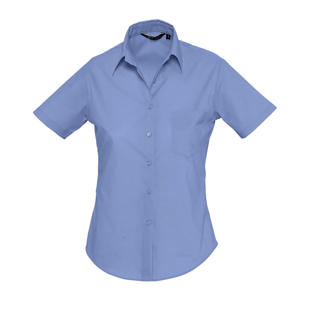 SOL'S ESCAPE - WOMEN'S SHORT SLEEVE POPLIN SHIRT