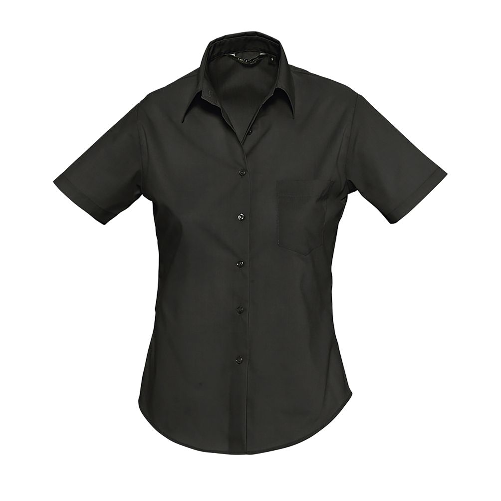 SOL'S ESCAPE - WOMEN'S SHORT SLEEVE POPLIN SHIRT