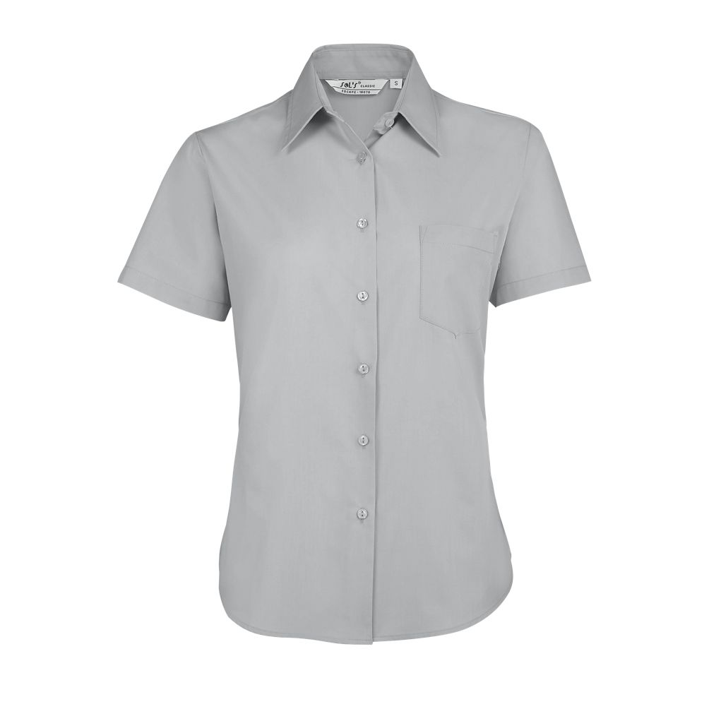 SOL'S ESCAPE - WOMEN'S SHORT SLEEVE POPLIN SHIRT