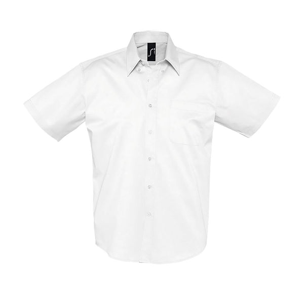 Sol's Brooklyn - Chemise Homme En Twill De Coton Manches Courtes