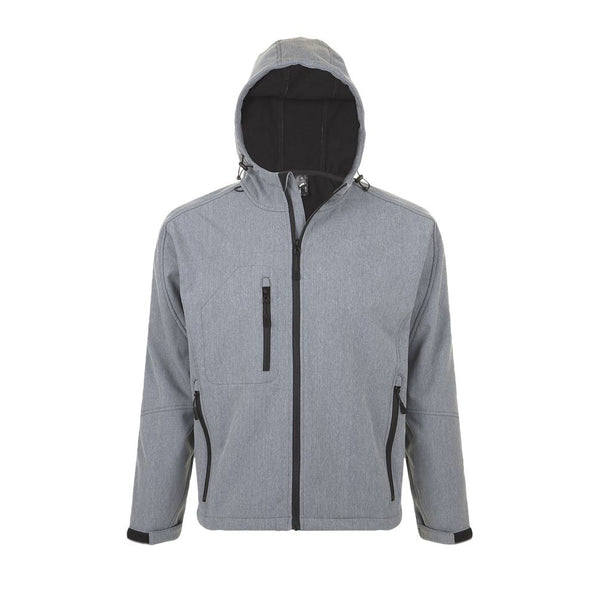 SOL'S REPLAY MEN - SOFTSHELL MEN HOODIE