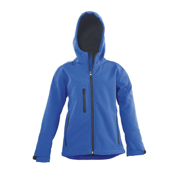 SOL'S REPLAY KIDS - HOODED CHILDREN'S SOFTSHELL