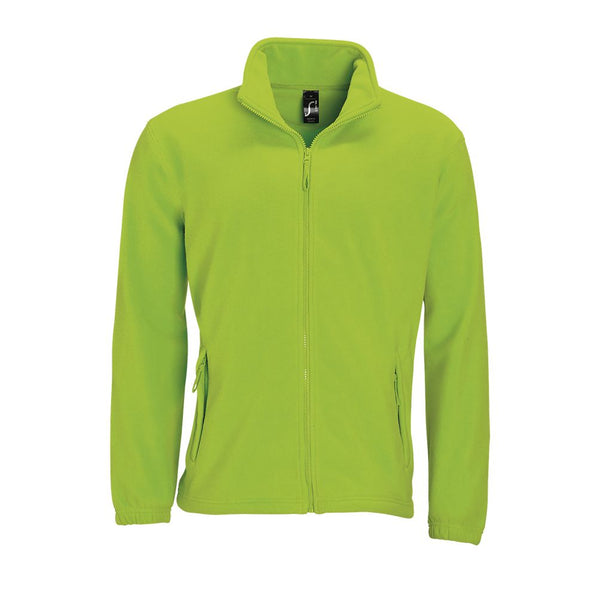 SOL'S NORTH - MICROFLEECE JAS MET RITS VOOR HEREN