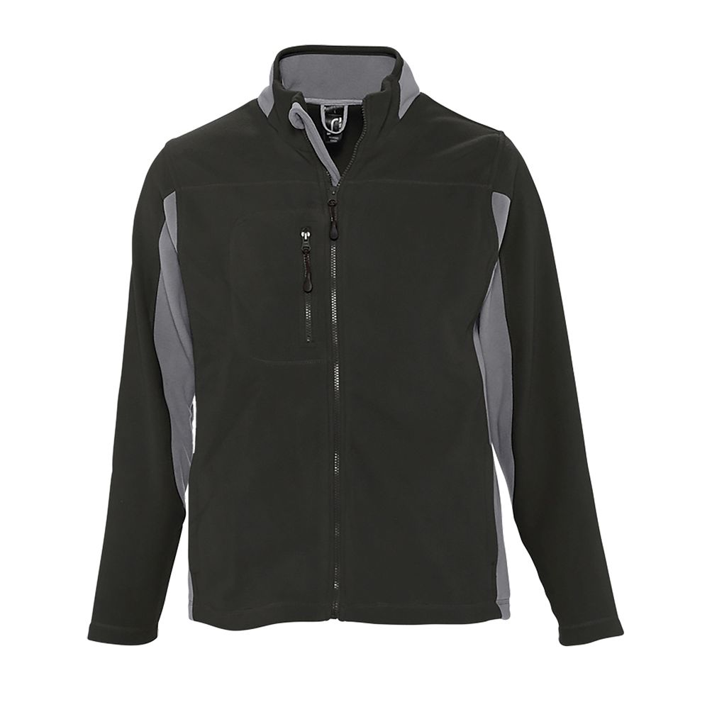 SOL'S NORDIC - MEN'S TWO-TONE ZIPPED FLEECE JACKET