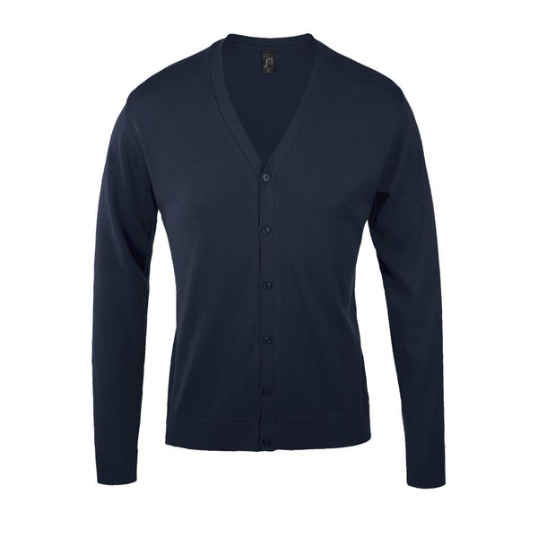 SOL'S GOLDEN MEN - V-NECK BUTTONED MEN'S CARDIGAN