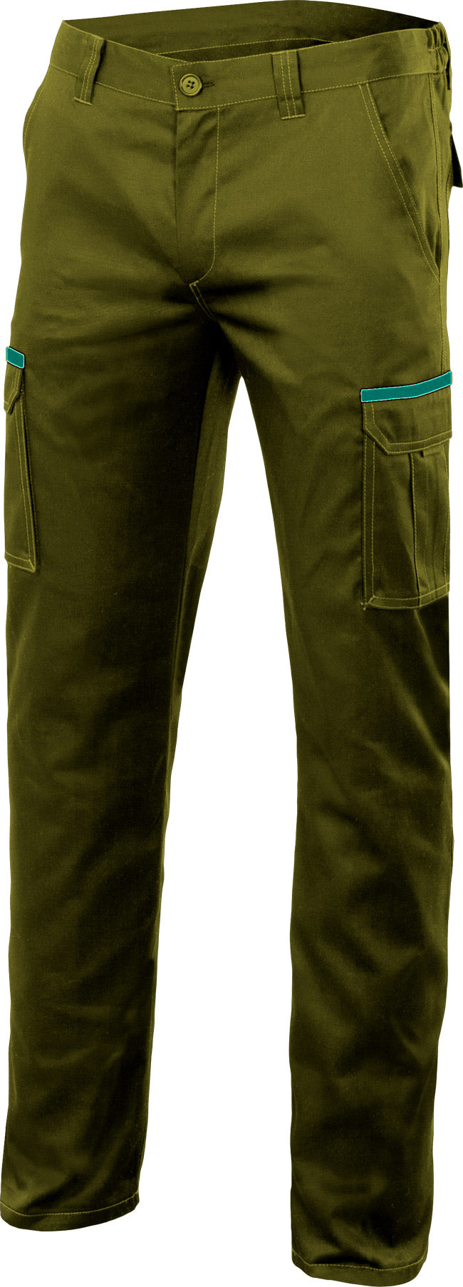 HUNTER GREEN STRETCH TROUSERS