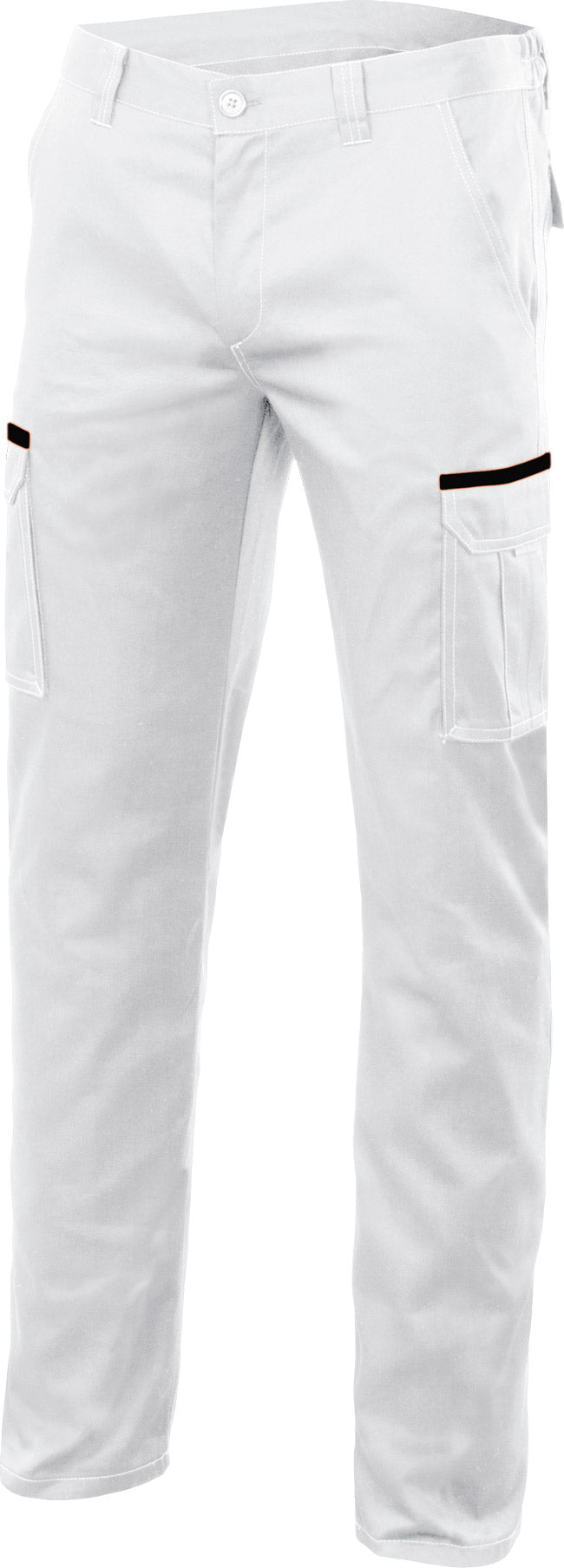 WHITE STRETCH TROUSERS