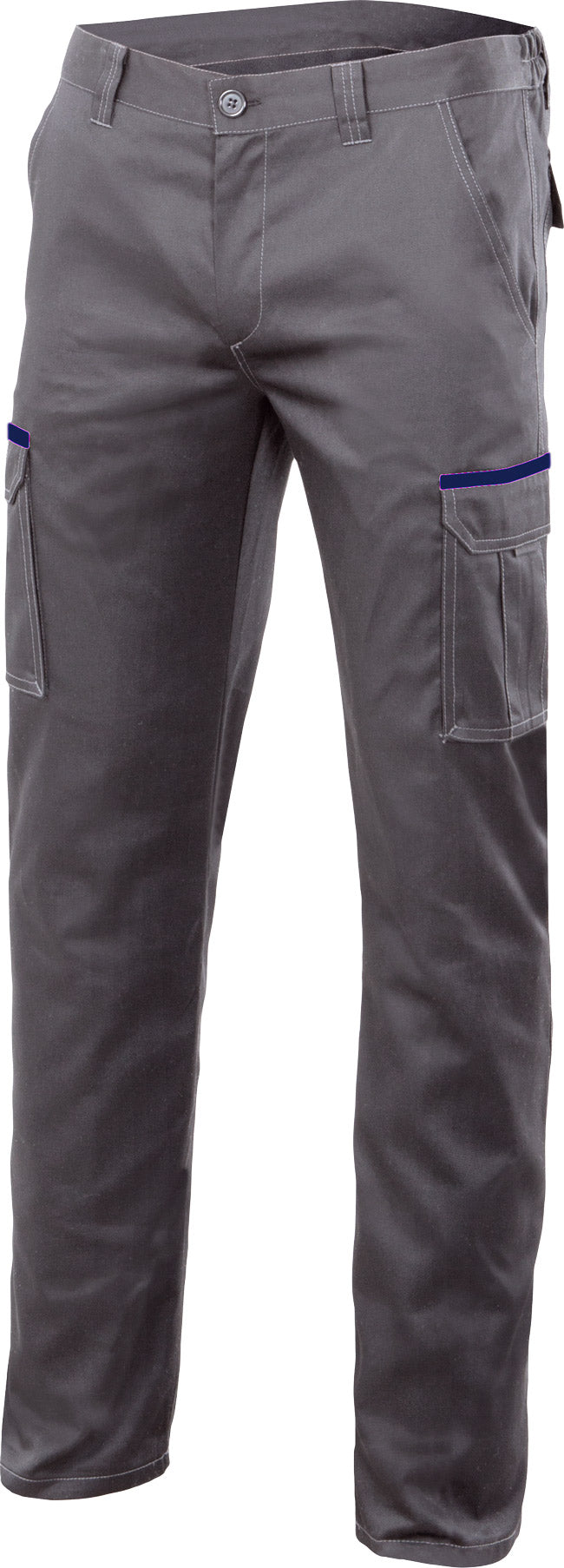 GRAY STRETCH TROUSERS