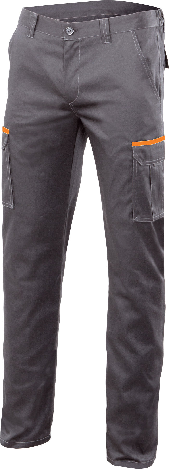 GRAY STRETCH TROUSERS