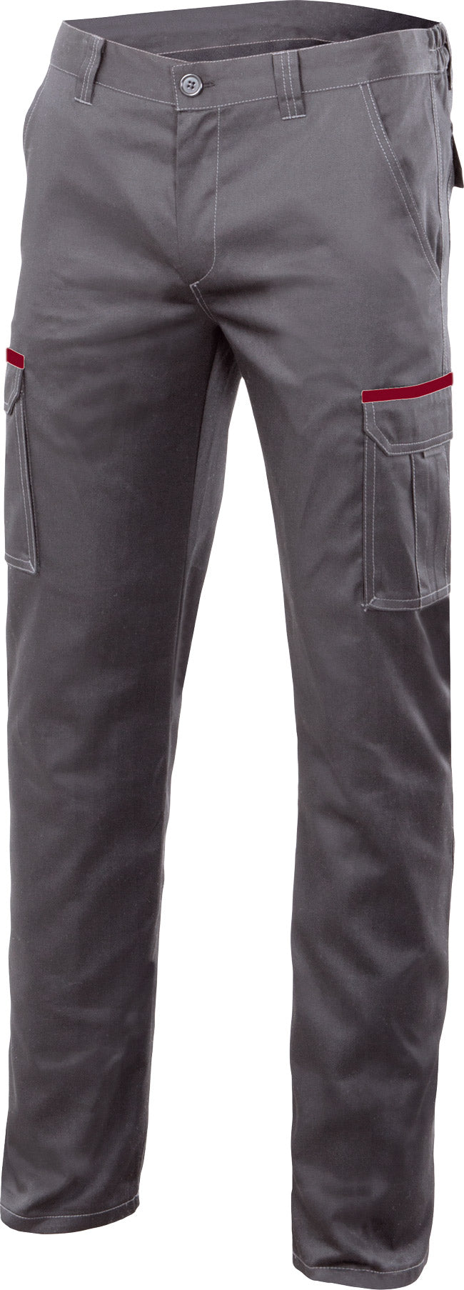 GRAY STRETCH TROUSERS