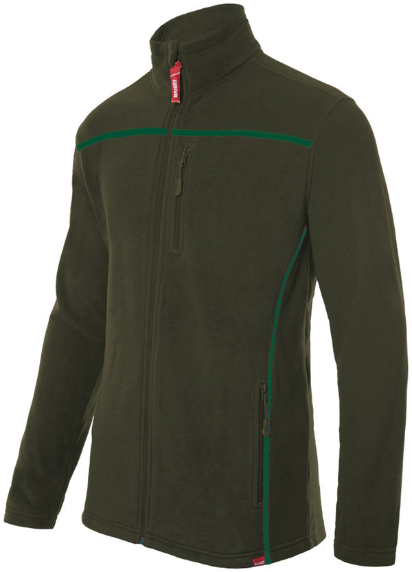 VESTE POLAIRE VERT CHASSEUR