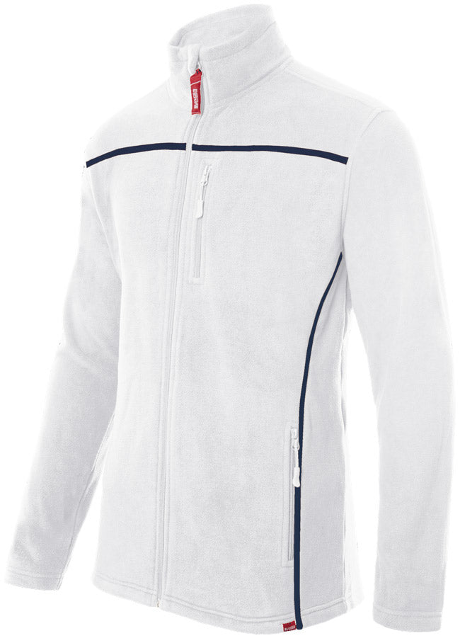 WHITE FLEECE JACKET