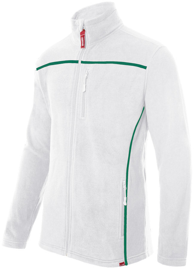 WHITE FLEECE JACKET