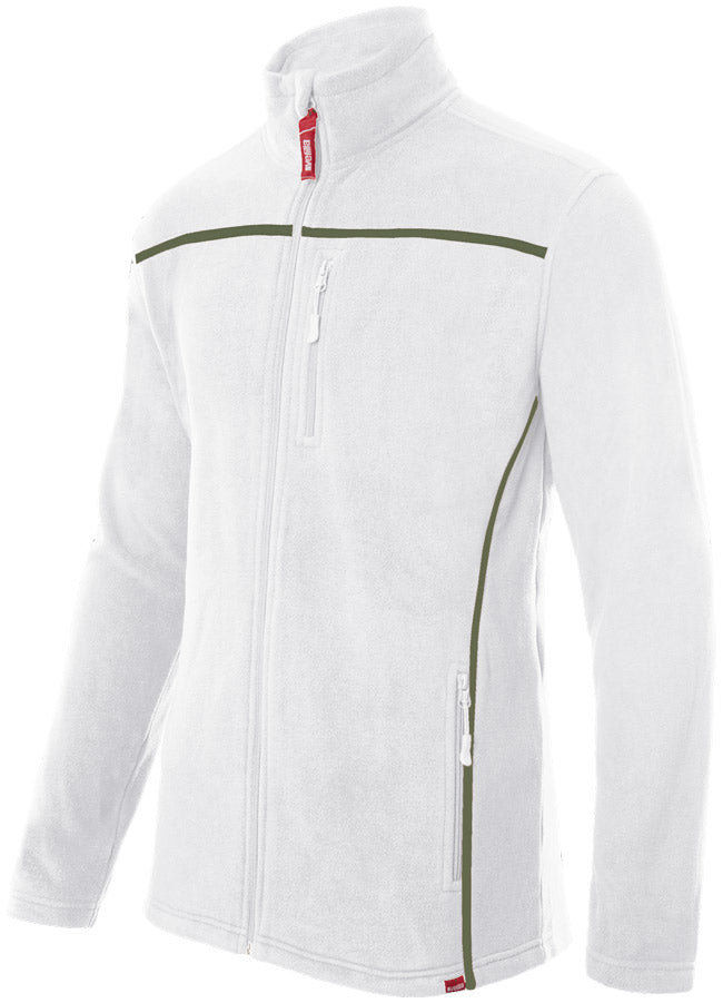 WHITE FLEECE JACKET