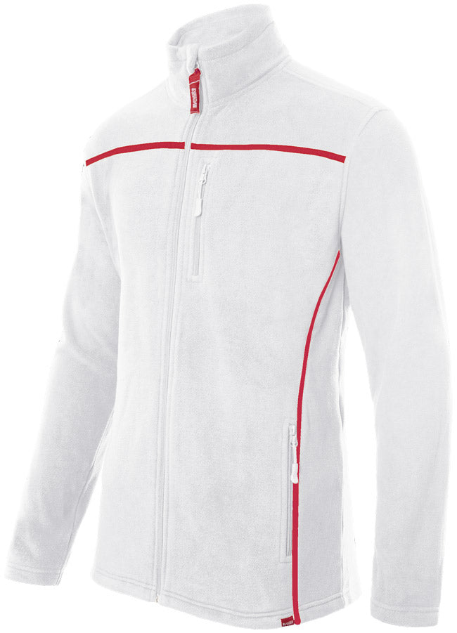 WHITE FLEECE JACKET