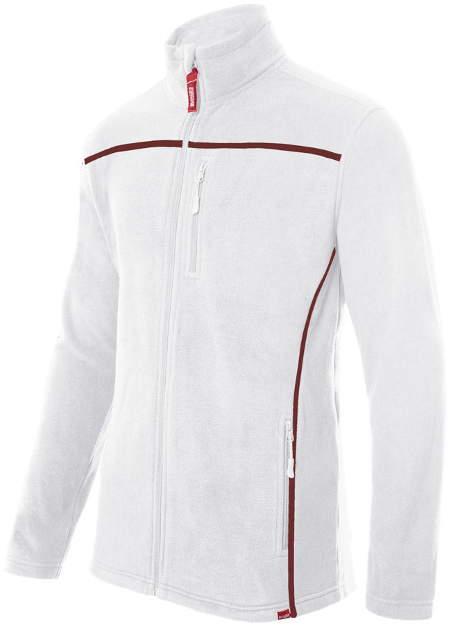 WHITE FLEECE JACKET