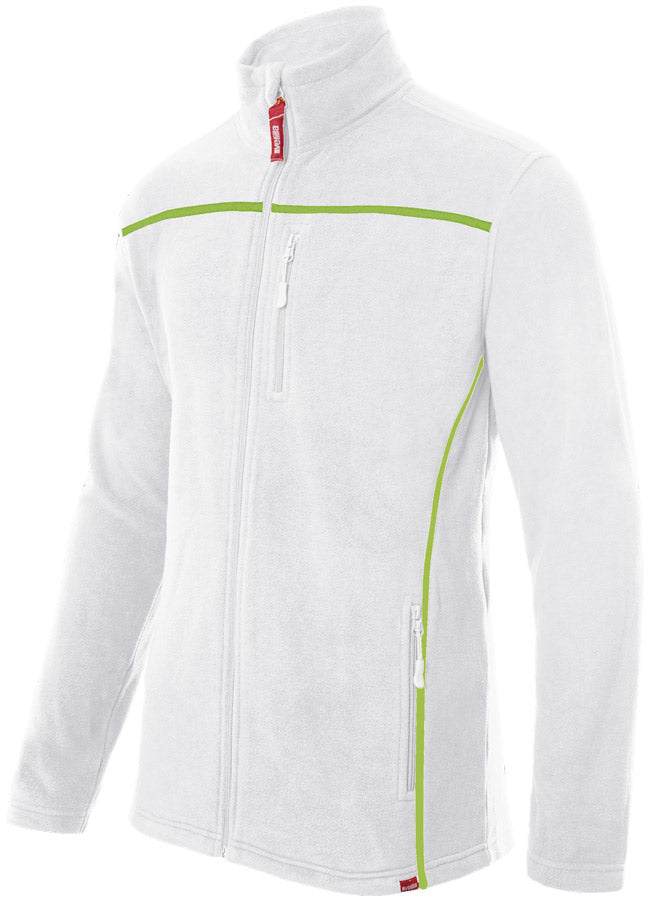 WHITE FLEECE JACKET
