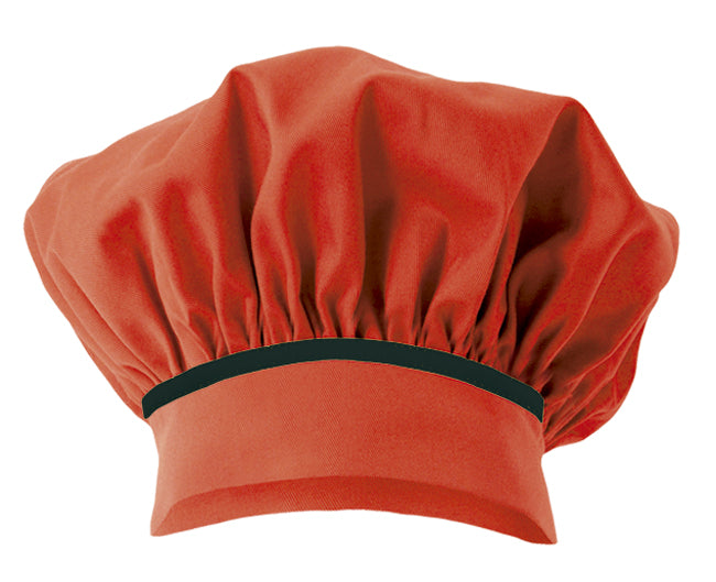 TOQUE FRANÇAISE ROUGE CORAIL