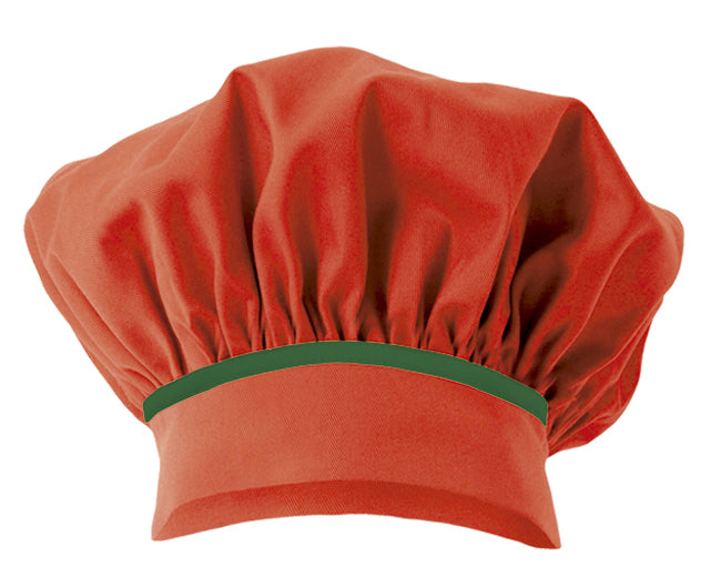 TOQUE FRANÇAISE ROUGE CORAIL