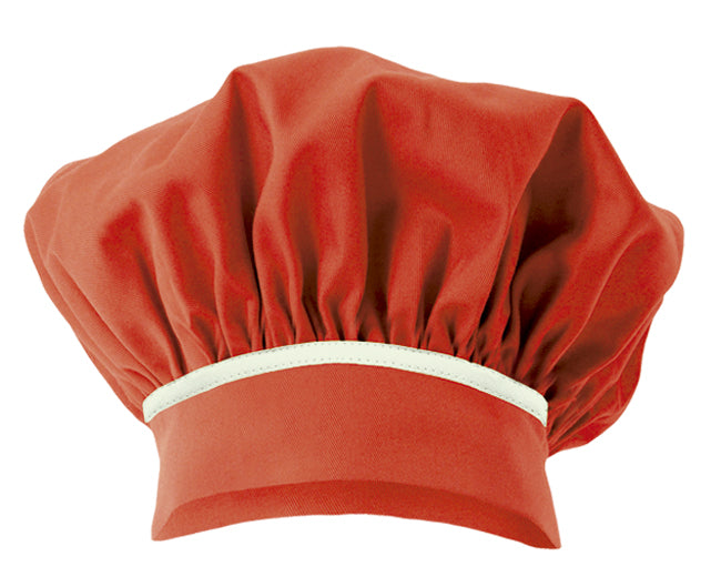 TOQUE FRANÇAISE ROUGE CORAIL