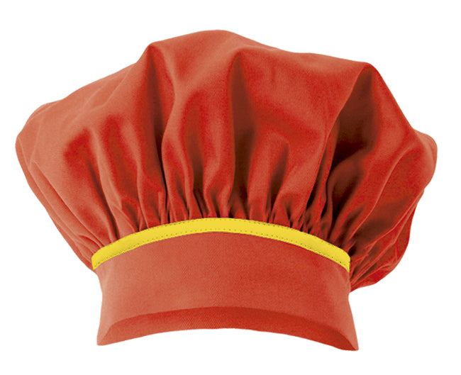 TOQUE FRANÇAISE ROUGE CORAIL