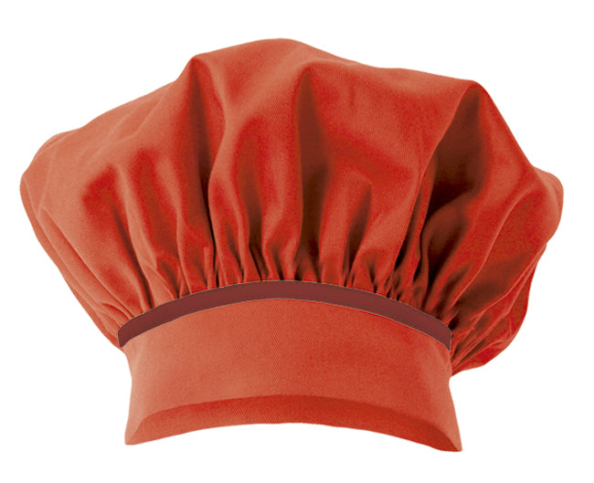 TOQUE FRANÇAISE ROUGE CORAIL