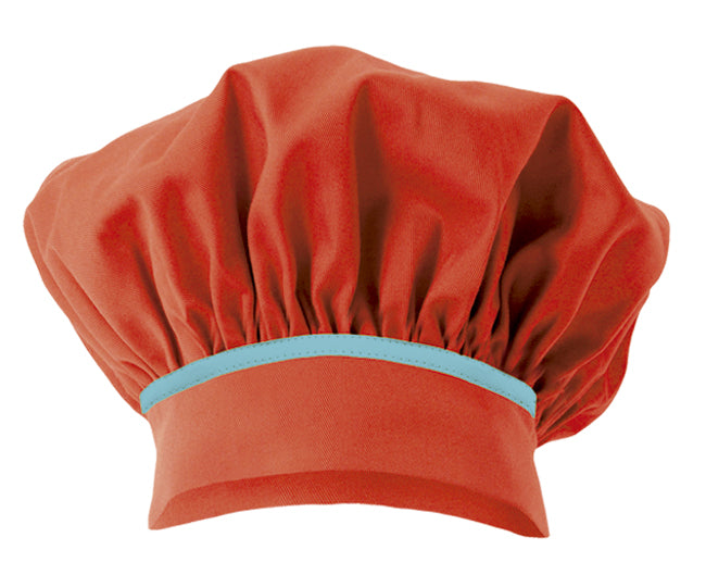 TOQUE FRANÇAISE ROUGE CORAIL