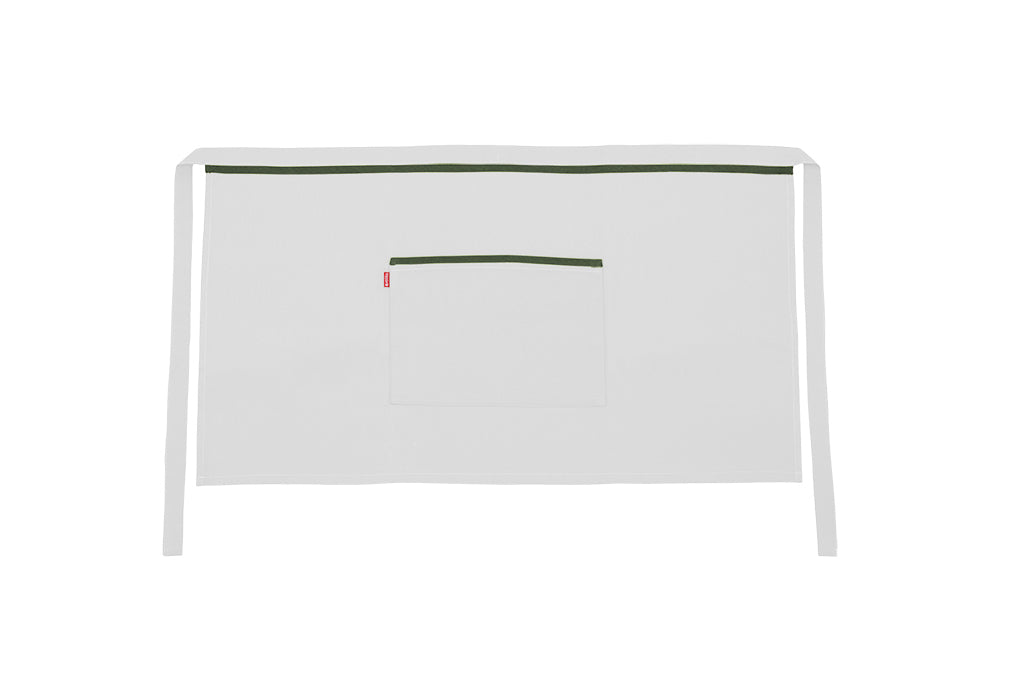 TABLIER COURT BLANC