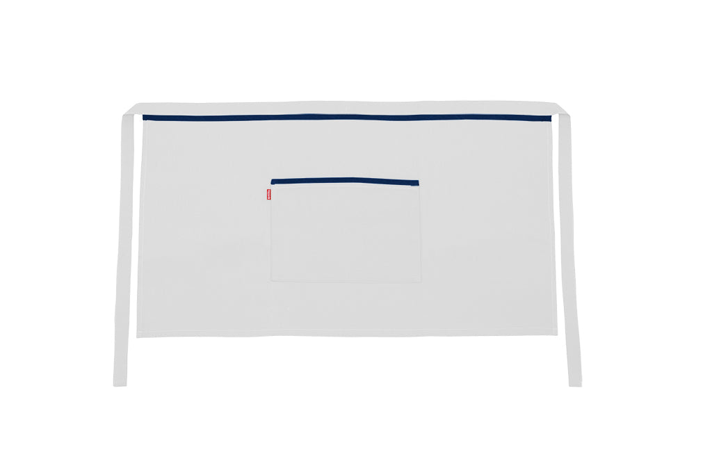 TABLIER COURT BLANC