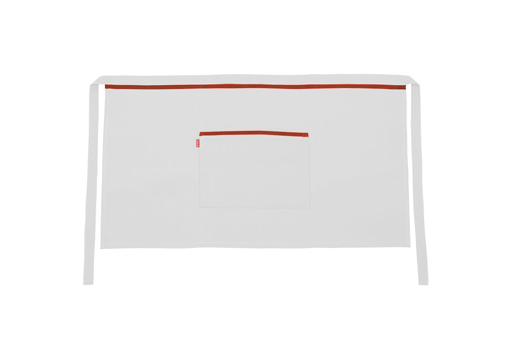 TABLIER COURT BLANC